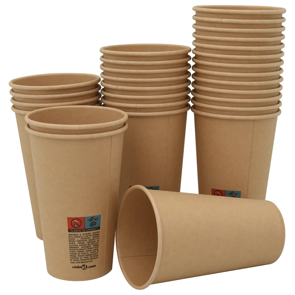Bicchieri da Caff¨¨ in Carta 1000 pz 16oz 400ml Marrone CFW7190716