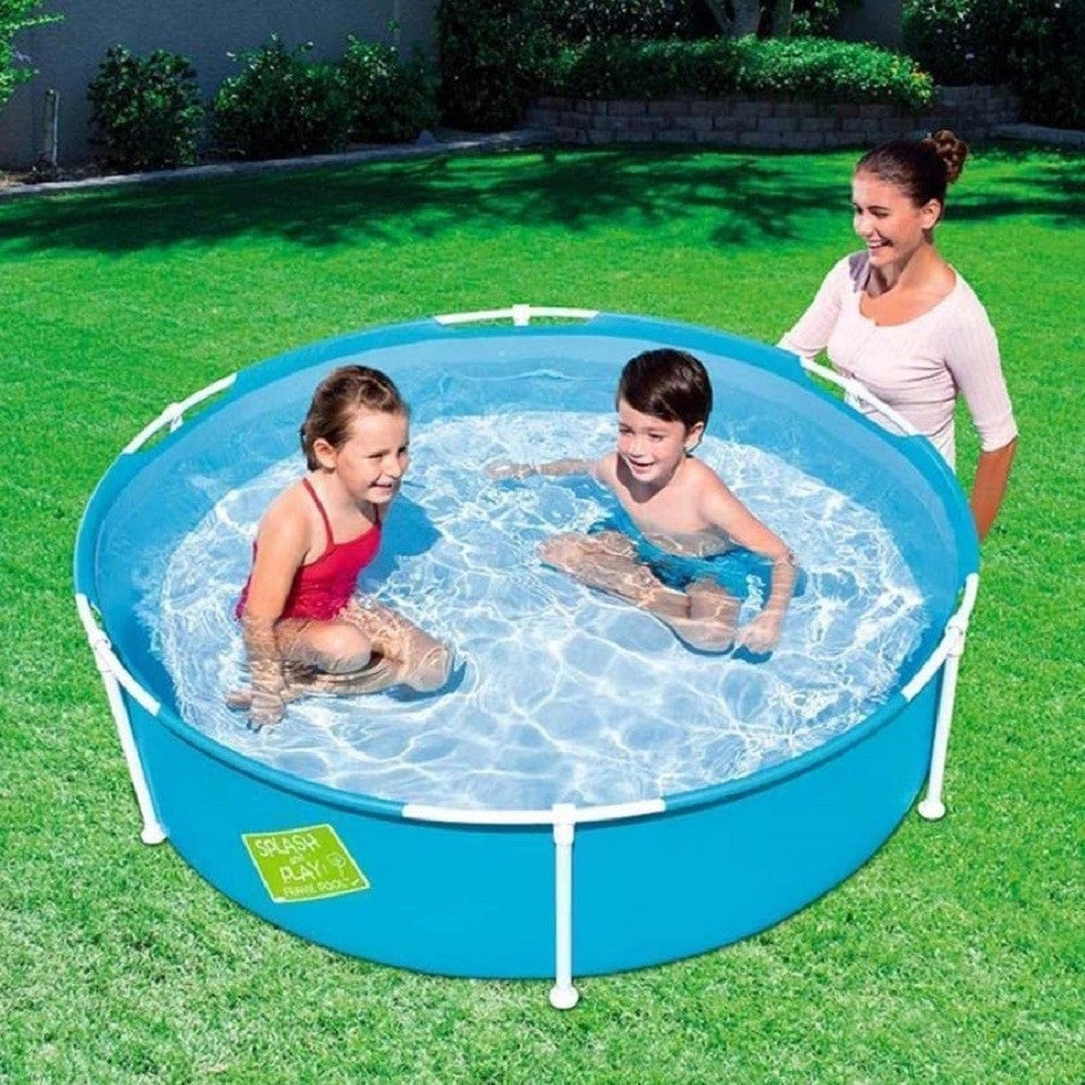 Trade Shop - Piscina Fuori Terra Steel Pro Frame Rotonda Da 152x38 Cm 580lt Per Bambini 56283 -
