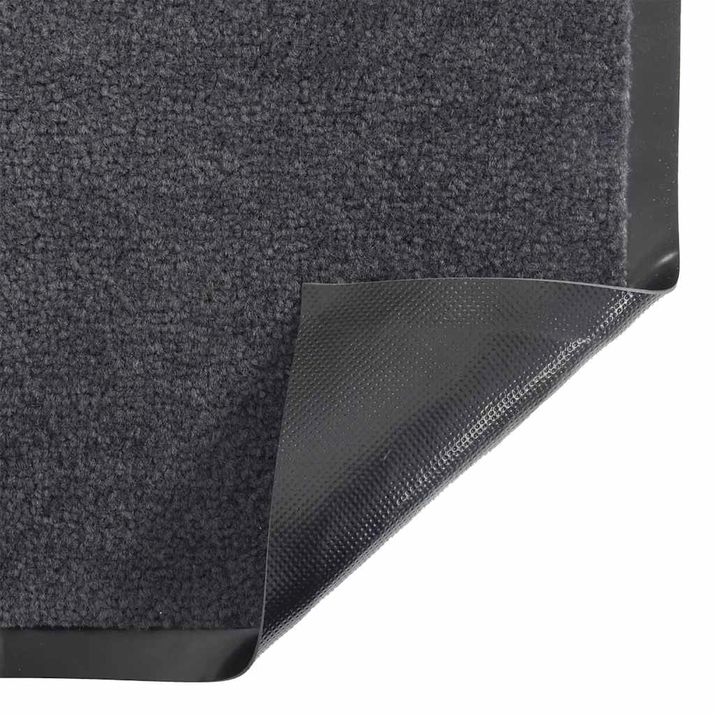 Zerbino flessibile e antiscivolo per interni ed esterni 60 x 150 cm facile da pulire in PP antracite 02_0058160