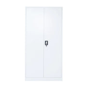 Armadio metallico 1800×900×400 mm con 2 ante di sicurezza, 4 ripiani, colore grigio Breckner Germany
