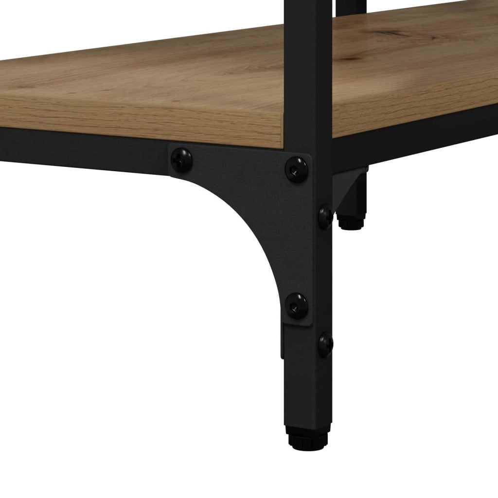 Tavolo consolle rovere artigianale 160 x 29 x 80 cm