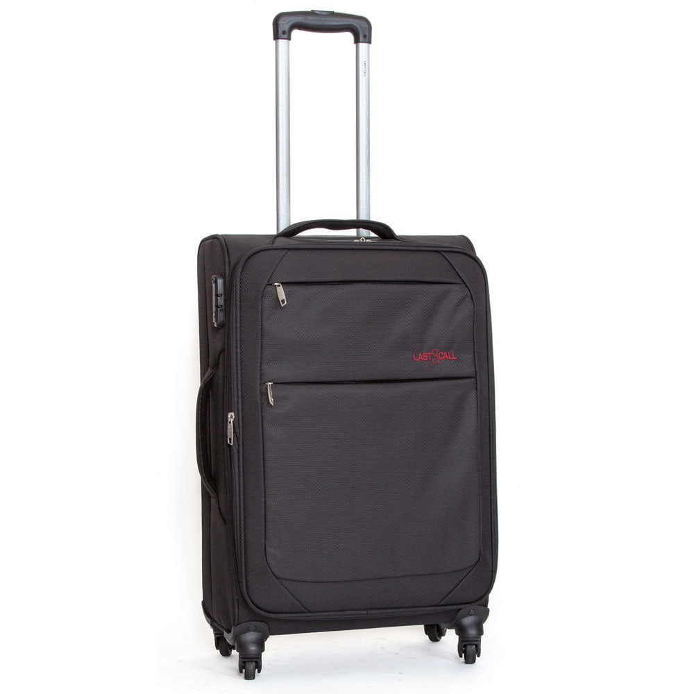 Trolley Valigia Media Morbida in Poliestere 4 Ruote TSA Ravizzoni Matisse Nero