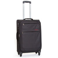 Trolley Valigia Media Morbida in Poliestere 4 Ruote TSA Ravizzoni Matisse Nero