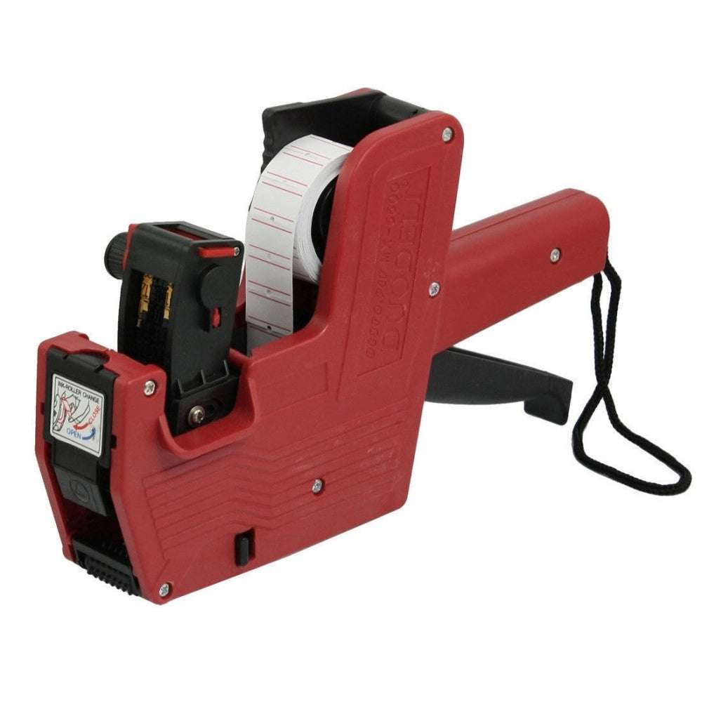 Trade Shop - Prezzatrice Etichettatrice A 8 Caratteri Con Rotolo Di Etichette Stampa Prezzi -