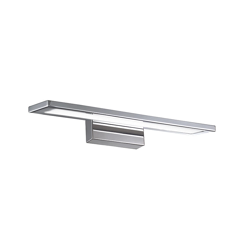 READ Applique da bagno LED 10W 900lm 3000K IP20 Cromo - Rossini Illuminazione - Lampada a parete sottile per specchi e quadri in metallo
