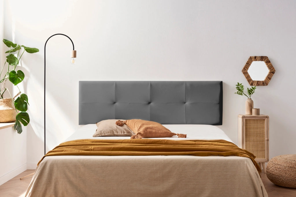 Testiera Imbottita ALTEA Similpelle 145x50x5 cm - Moonia