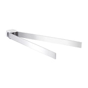 PORTA SALVIETTE DA PARETE A SNODO IN OTTONE CROMATO MODELLO PIRENEI - DIM CM (LXPXH): 35X6,6X2,5 - CROMATO  - GDY