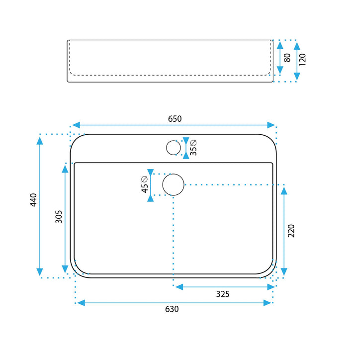 Lavabo Da Appoggio Rea Verona