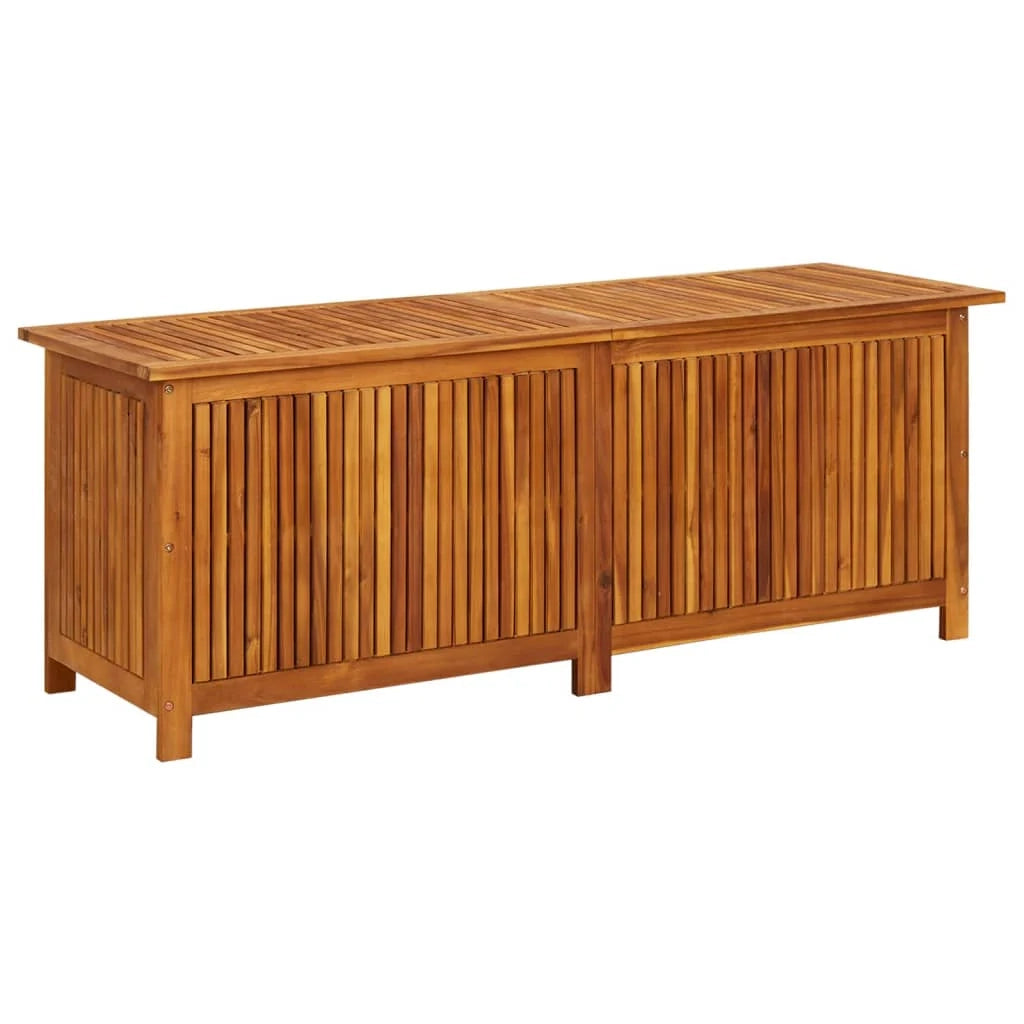 Cassapanca da giardino/box 150 x 50 x 58 cm legno massello di acacia 02_0013011