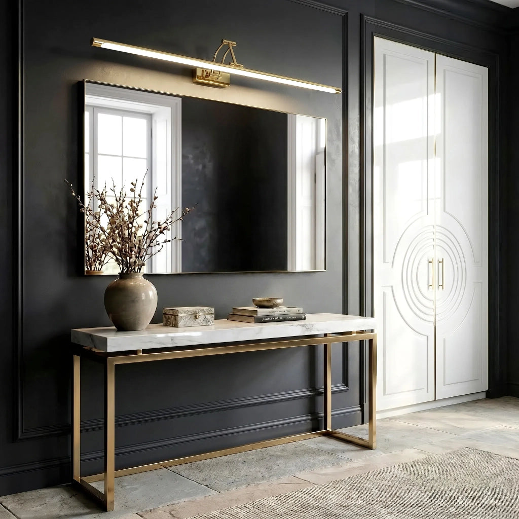 Applique Da Bagno Led Swe021-1w 80cm Gold