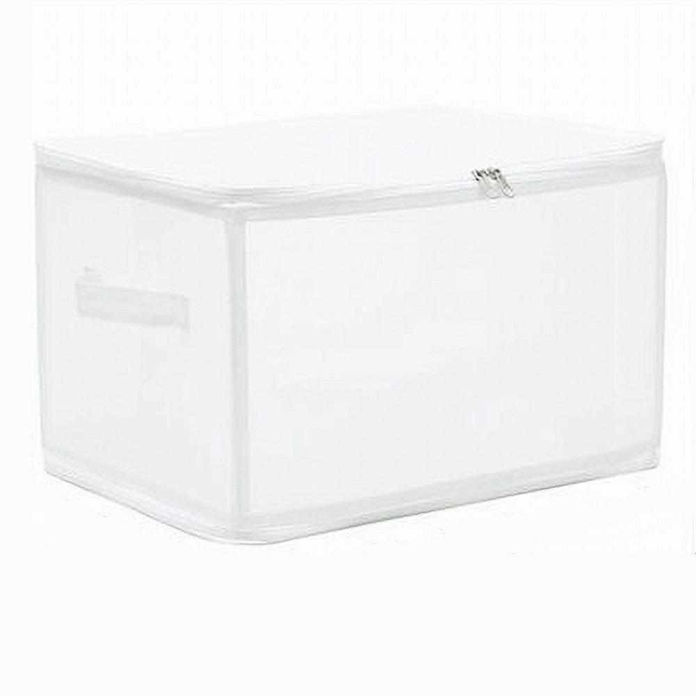 Trade Shop - Box Scatola Salvaspazio Portatutto Contenitore Organizer Armadi 40x30x25cm 59974 -