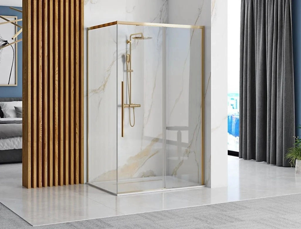 Cabina Doccia Solar Gold 100x80 senza piatto doccia