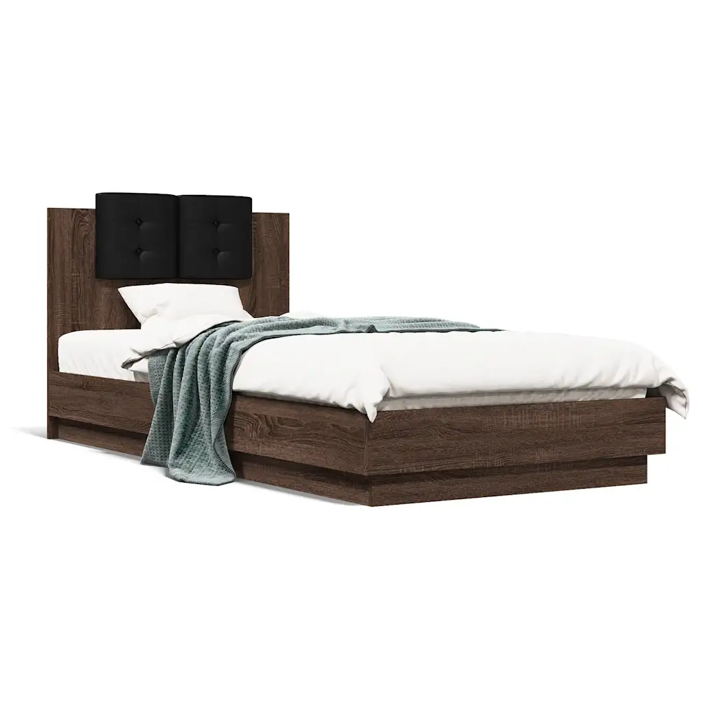 Giroletto Testiera Rovere Marrone 90x200 cm Legno Multistrato 3209946