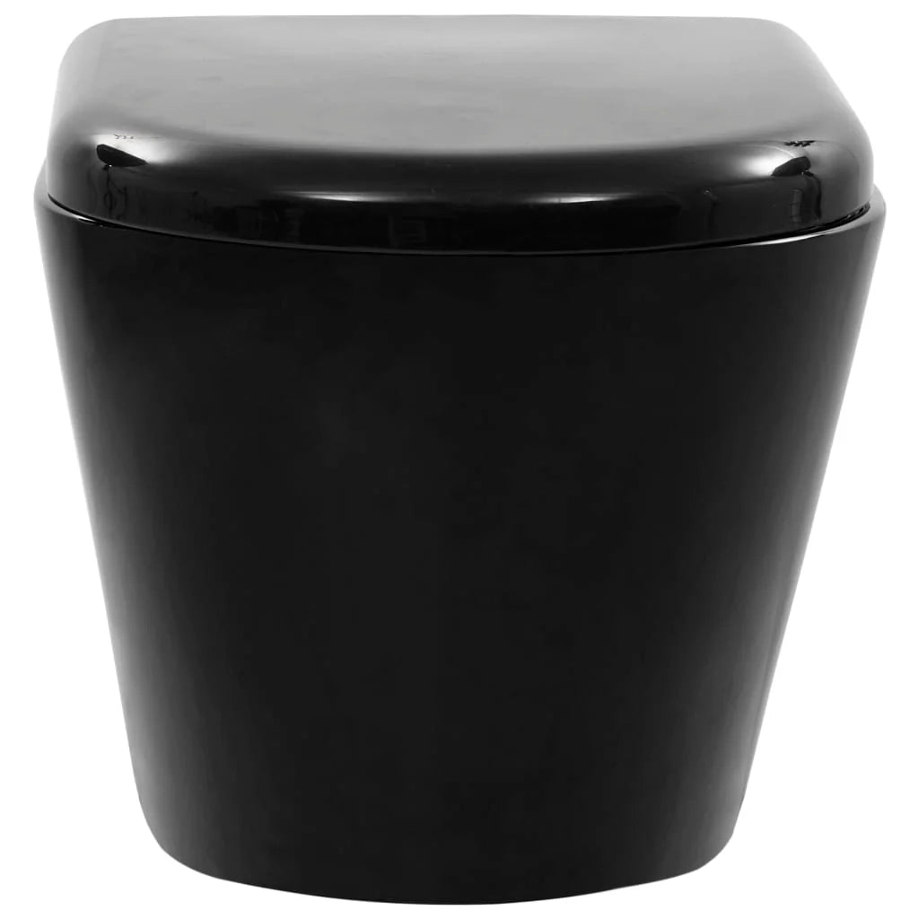 Kit completo per WC sospeso con cassetta di scarico in ceramica nera nascosta 02_0003582