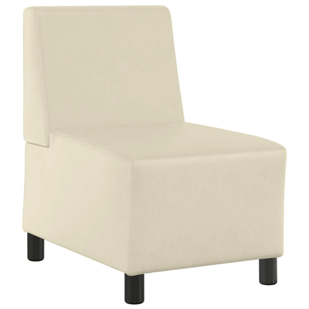 | Unità di Divano Modulare Senza Braccioli | Crema 55 x 74 x 82 cm 4108488