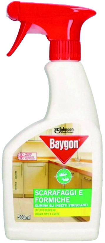 Baygon INSETTICIDA SCARAFAGGI E FORMICHE ML.500 12.00 pz