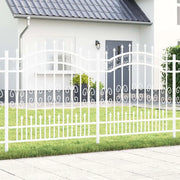 vidaXL Recinzione da giardino Bianco 165 cm