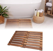 Matte Antiscivolo in Legno - 59 x 41,2 cm - Opvougbile - Sicuro per Interno/Esterno