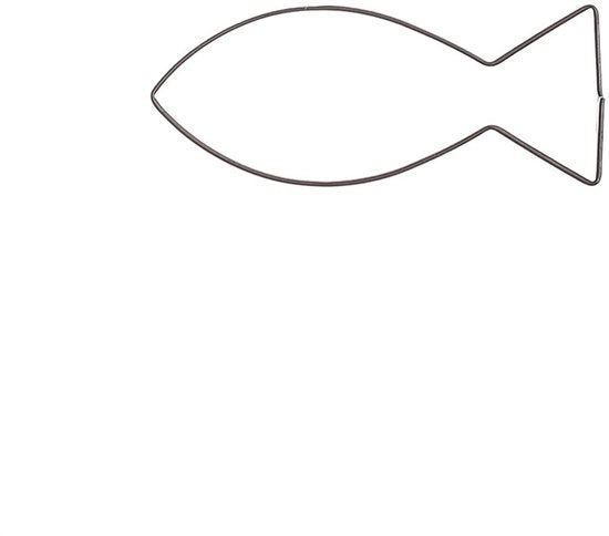 Pescatoio a forma di biscotto da 4,8 cm in acciaio inossidabile a forma di biscotto