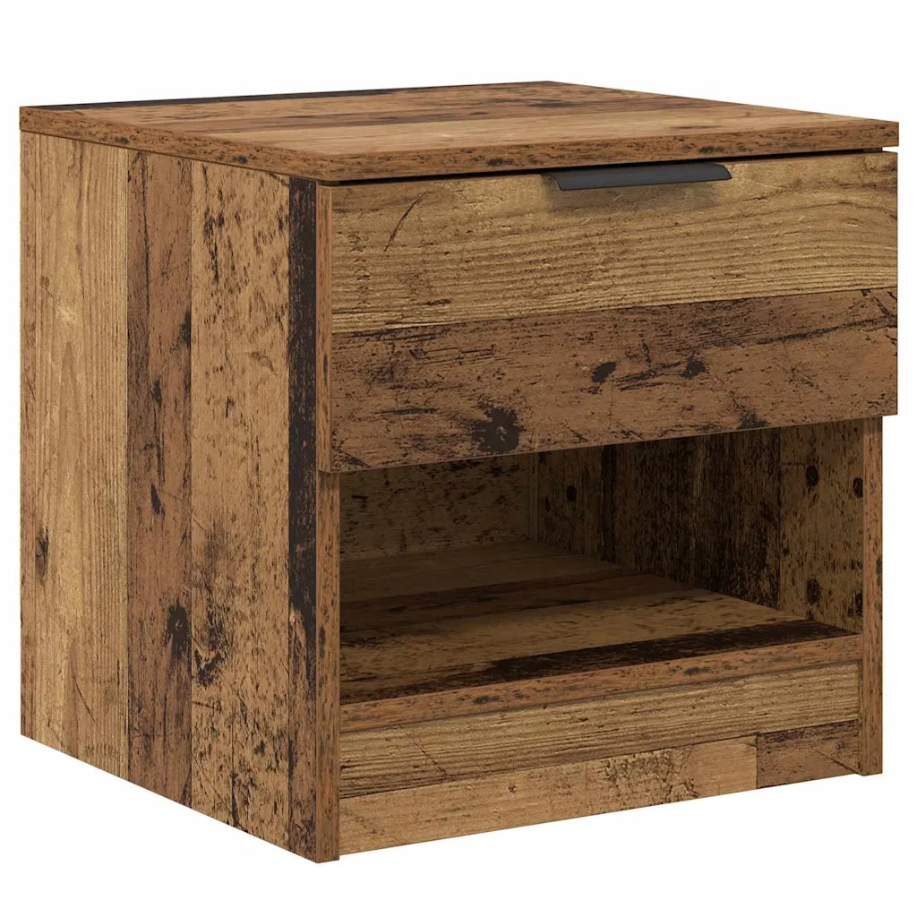 Armadietto per letto 2 pz Legno vecchio 40 x 39 x 40cm CFW8734387