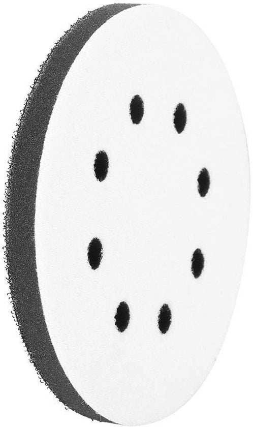Accessorio di schiacciapunta a 125 mm con cuscino di interfaccia morbido - funzione di assorbimento - bianco - accessorio per disco abrasivo - facile da installare - adatto per uso quotidiano...