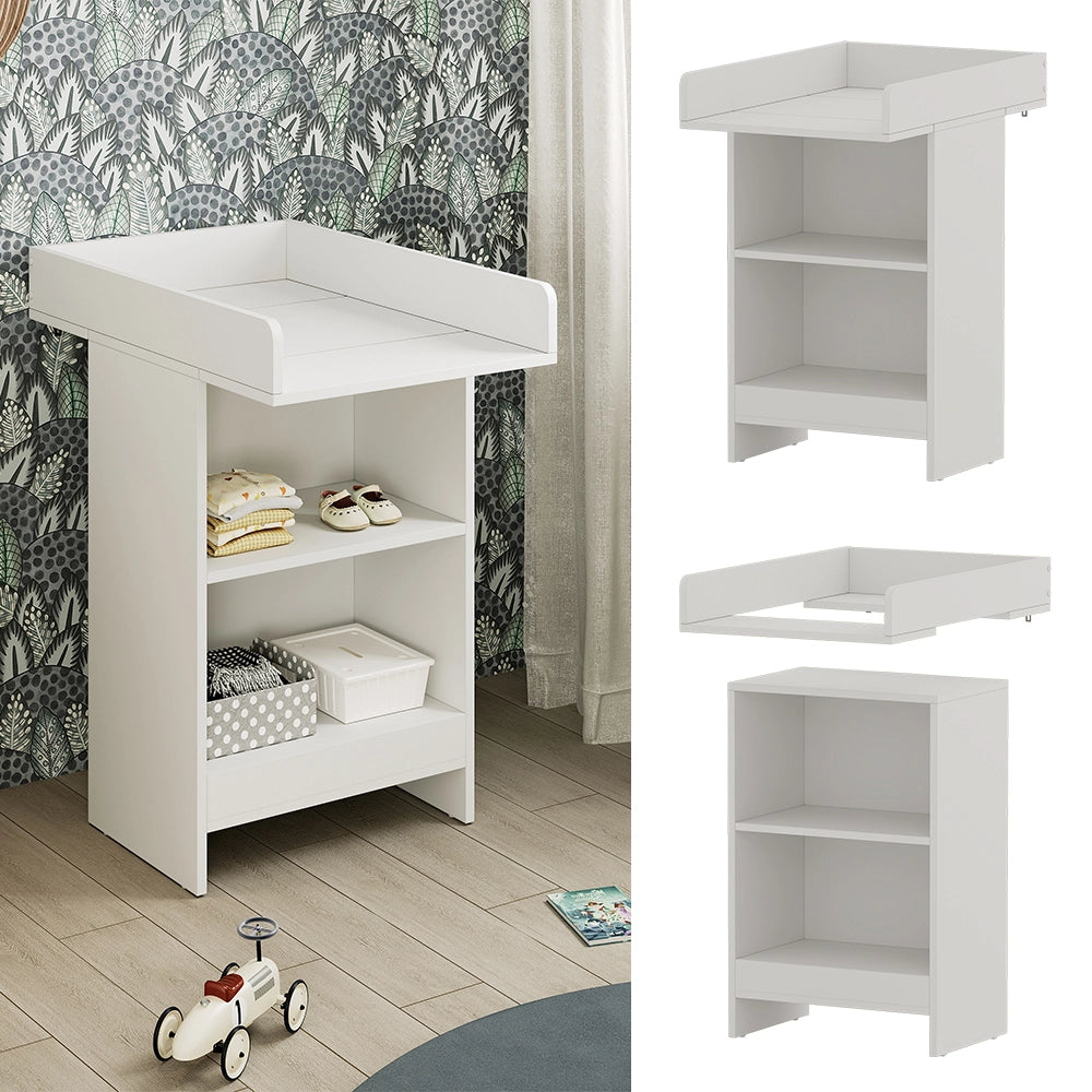 Vicco Fasciatoio Bianco 60 x 103.5 cm con fasciatoio