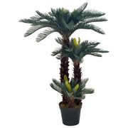 Palma di Cycas Artificiale con Vaso Verde 125 cm cod mxl 55411