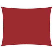Parasole a vela | Telo Ombra | Vela da ombra Oxford Rettangolare 3,5x4,5 m Rosso