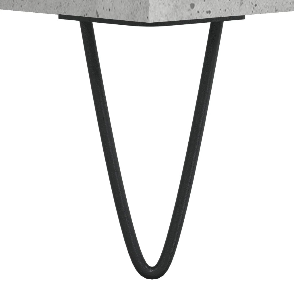 Scarpiera Grigio Cemento 102x36x60 cm in Legno Multistrato 831368
