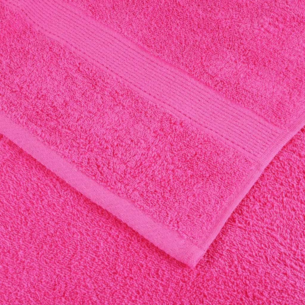 Asciugamani da Doccia SOLUND 4 pz Rosa 70x140 cm 600 g/mÂ²