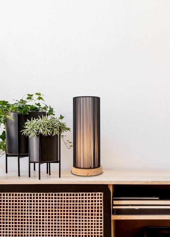 Lampada da terra Candellux Kioto 1 luce E27 legno nero
