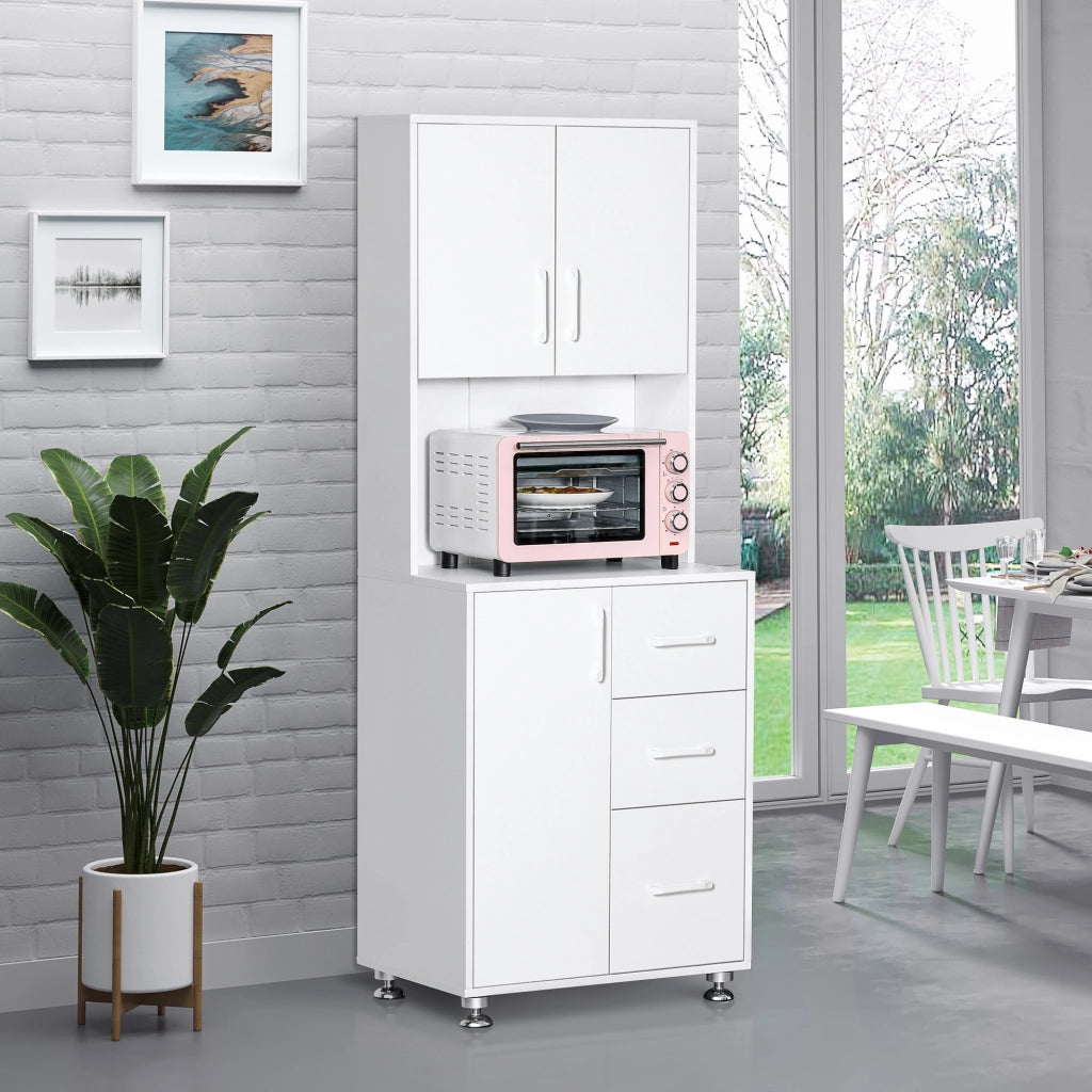 Armadio da cucina ¨C zephmum ¨C bianco 60x40x160 cm