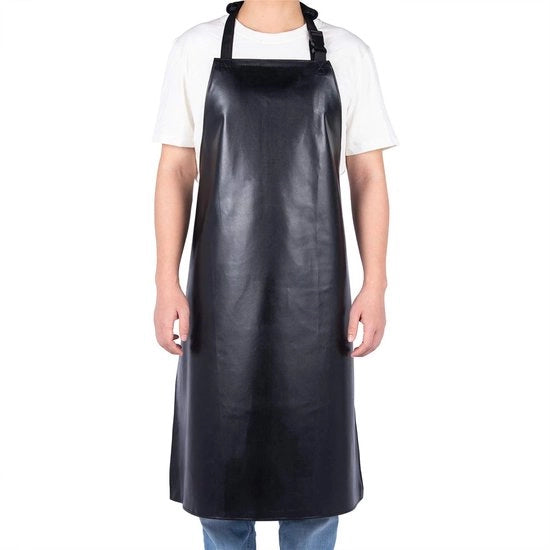 Schort in Gomma Spesso - Flessibile, Resistente all'Olio e ai Chimici - Impermeabile Gilet di Lavoro per Lavaggio, Giardinaggio, Laboratorio e Macellazione