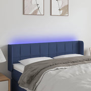 Testiera a LED Blu 147x16x78/88 cm in Tessuto 3123240