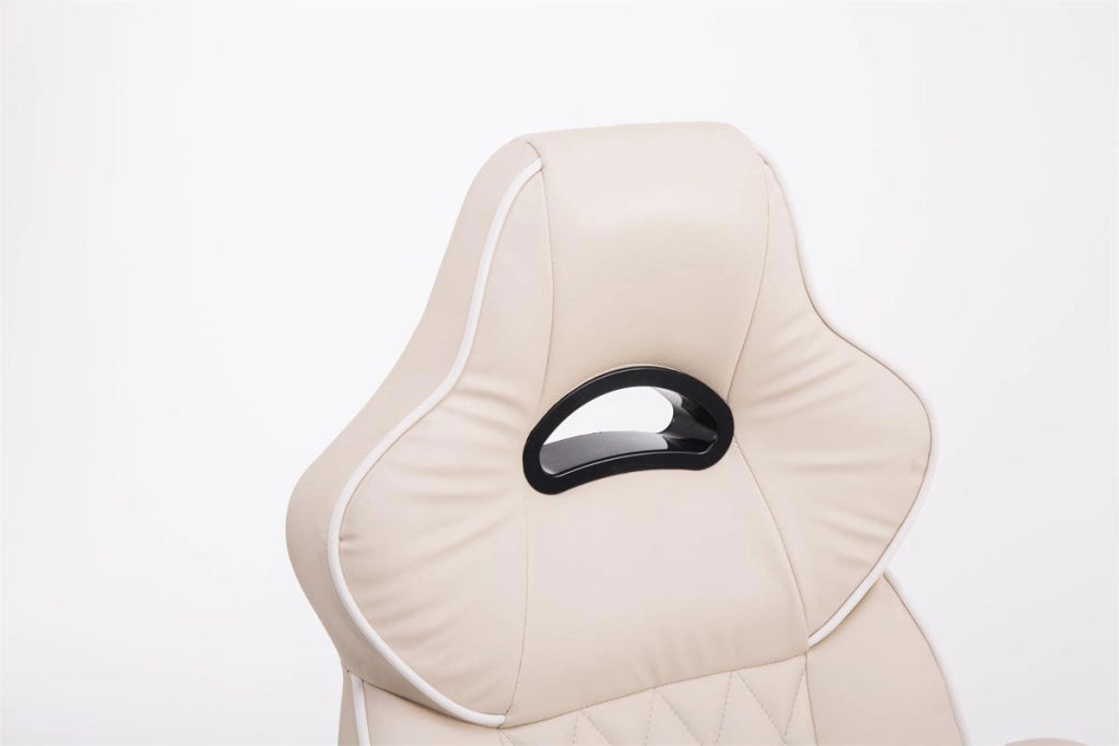 Sedia gaming BIG XXX in similpelle crema