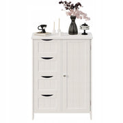 ARMADIO SCAFFALE COMÒ BAGNO INGRESSO 3 CASSETTI BIANCO ALTEZZA