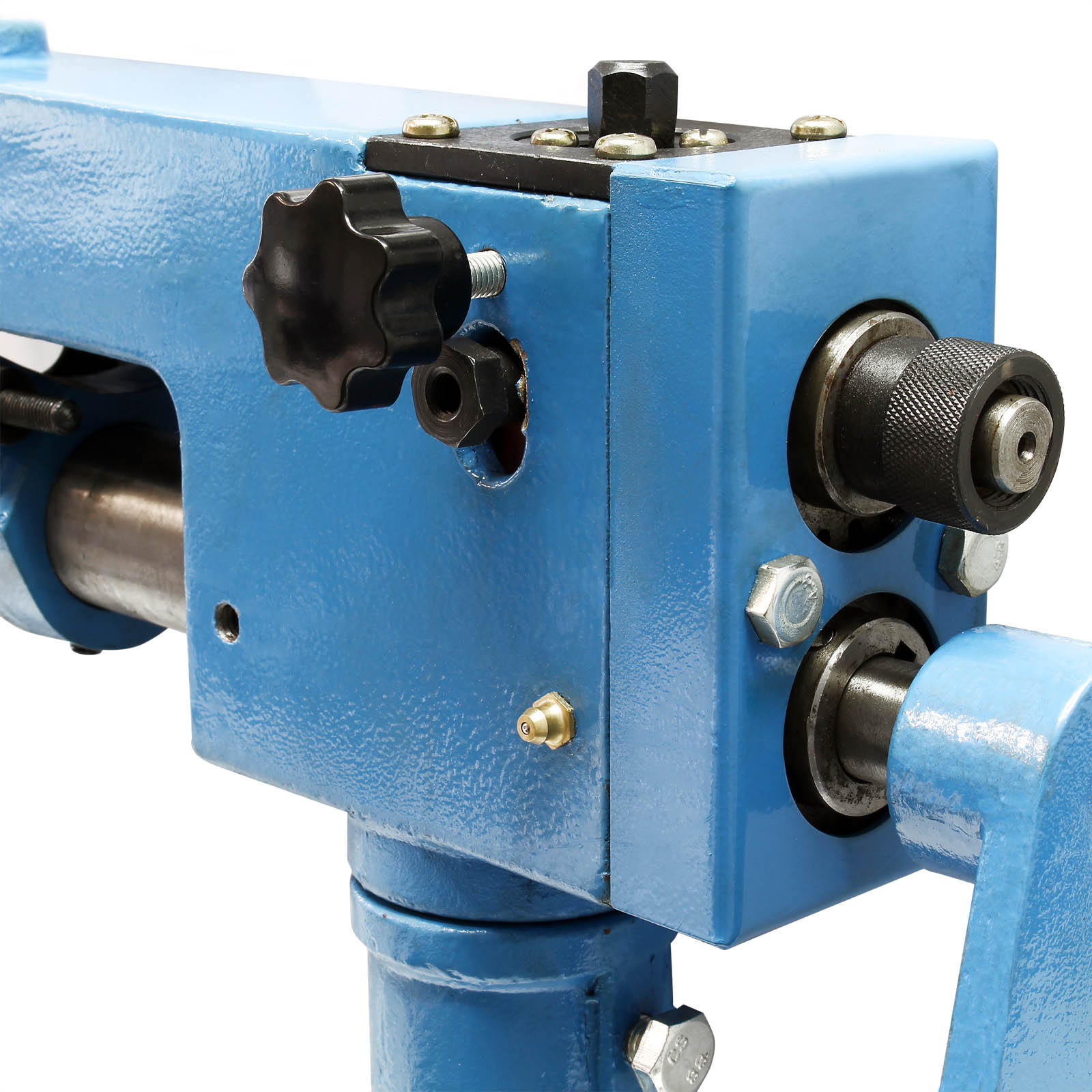 Bordatrice manuale da banco per materiale fino a 0,8mm profondità lavoro 177mm