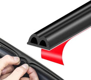 Tappo di sicurezza per porta a forma di B - impermeabile autoadesivo - protezione per la zona di contatto porta/palo - nero