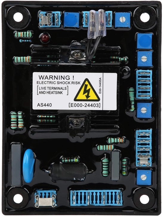 Regolatore di Tensione Automatico per Generatore Card di Regolazione di Tensione AVR Modulo di Eccitazione Senza Spazzole Regolatore di Tensione Automatico Accessori Componenti Elettrici per Generatore