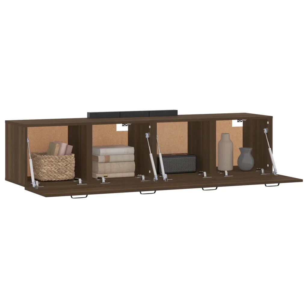 Mobili Parete 2 pz Rovere Marrone 60x36,5x35 cm in Multistrato 3115643