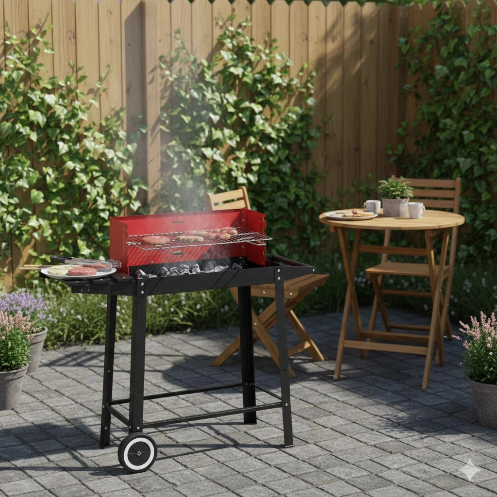 Barbecue a Carbone Afrodite Kasart Acciaio Verniciato 85,5 x 44 x 82 cm
