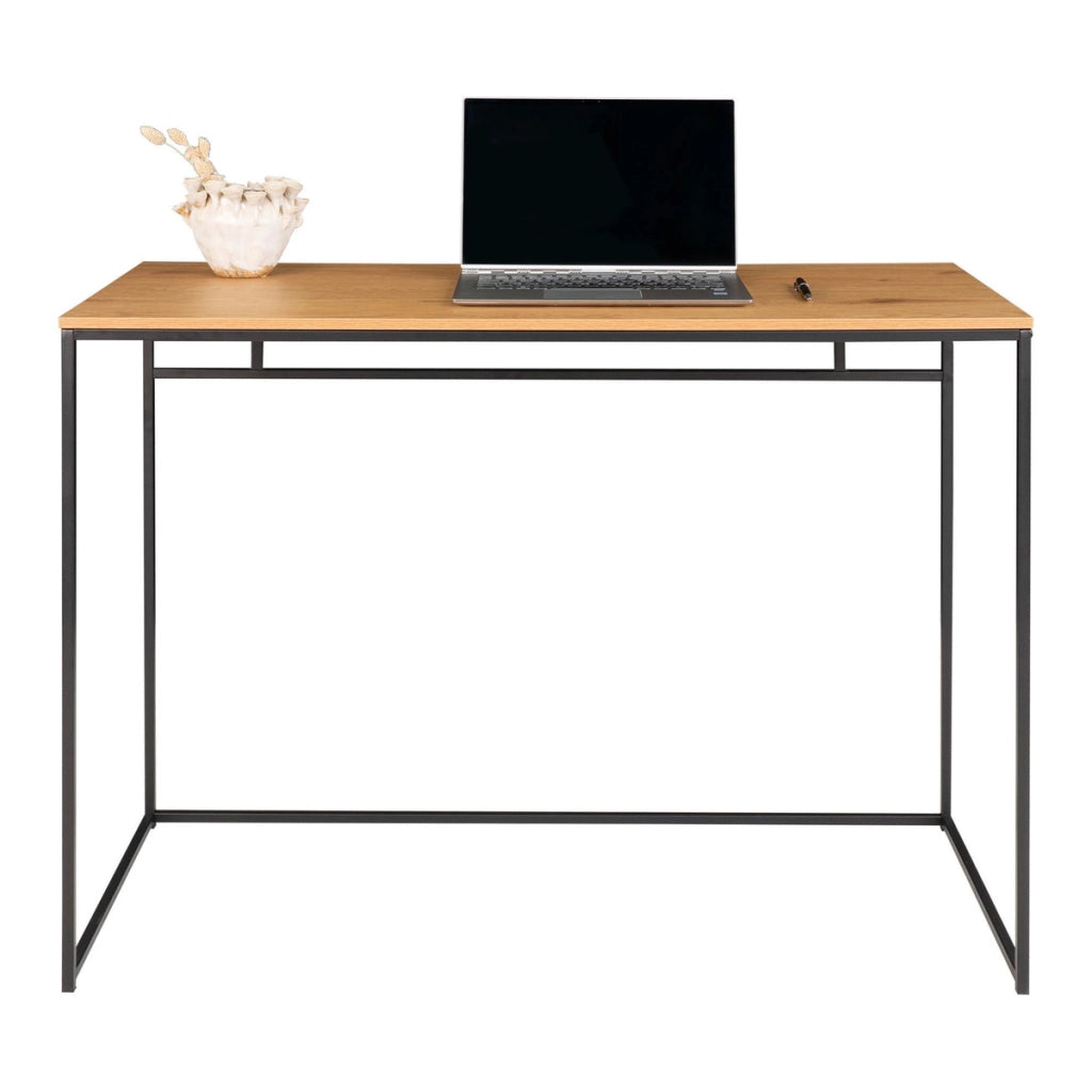 Scrivania Vita, Marrone, Metallo, 45x100x75 cm