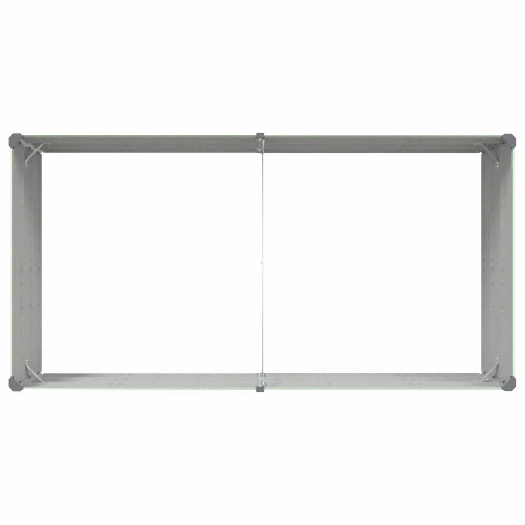Fioriera Verde Pastello 195 x 100 x 45 cm Acciaio zincato