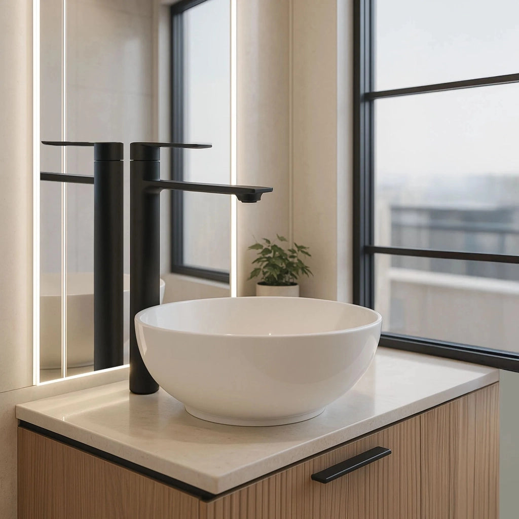 Rubinetto Da Lavabo Rea Storm Black High