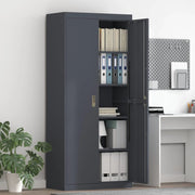 Armadio Antracite 80 x 40 x 180 cm Acciaio
