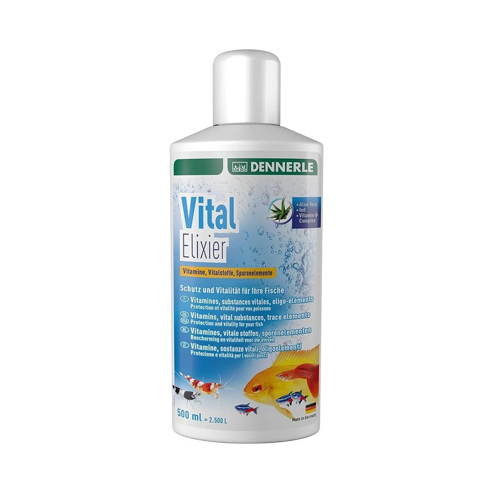 Dennerle Vital Elixier - oligoelementi per acqua dolce Formato: 500 ml