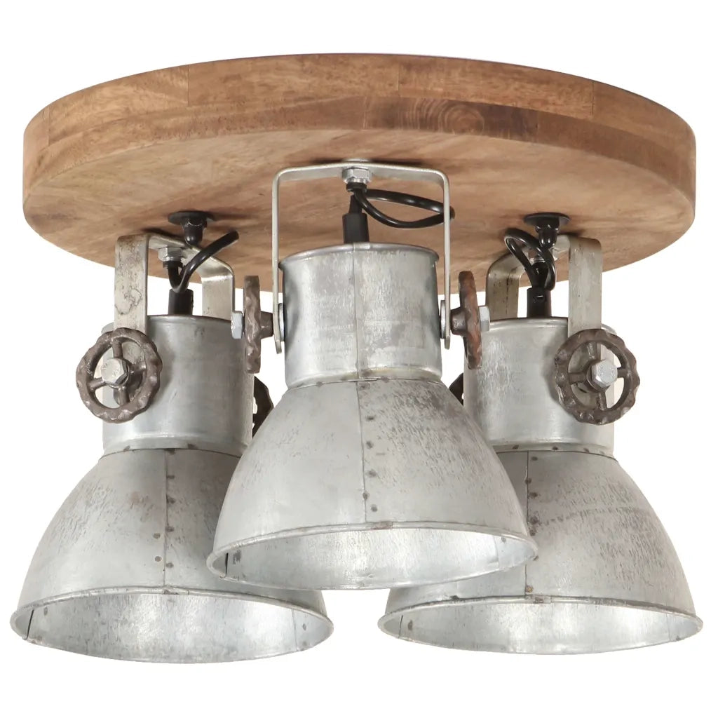 Lampada a Sospensione Industriale 25 W Argento 42x27cm E27 CFW2535971