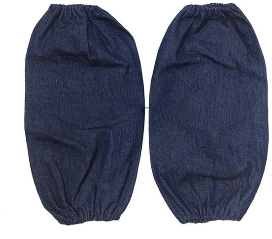 Maniche di protezione per giardinaggio e cucina - 1 coppia - Protezione antiscivolo in denim - Respiranti e comodi - Sicurezza per le braccia