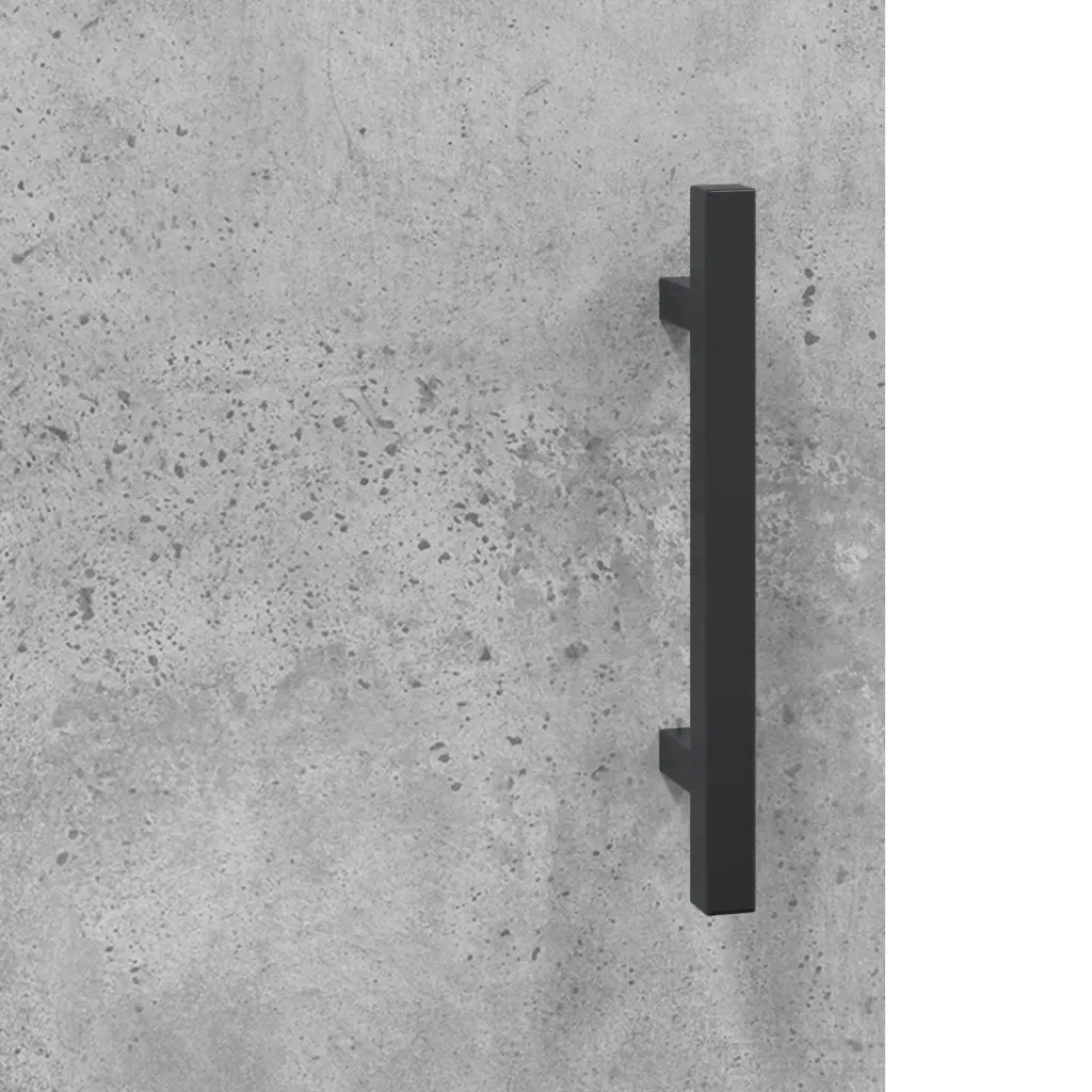 vidaXL Scrivania Grigio Cemento 140x50x75 cm in Legno Multistrato