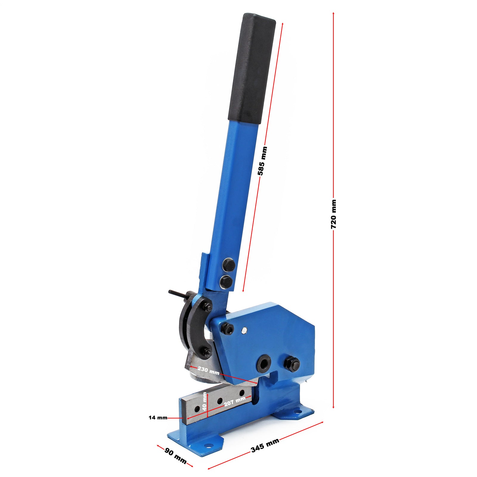 Cesoia manuale a leva 200 mm Cesoie a percussione Trancia per lamiere e metalli